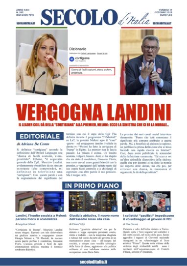 Venerdi 17 ottobre 2025