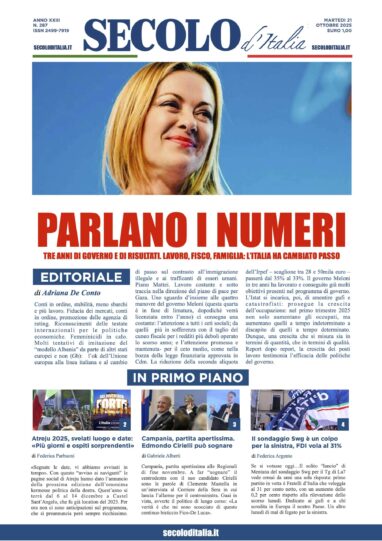 Martedi 21 ottobre 2025