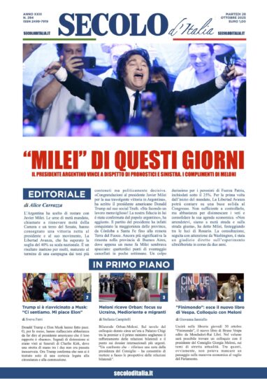 Martedi 28 ottobre 2025