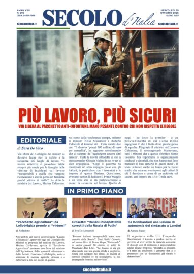 Mercoledi 29 ottobre 2025