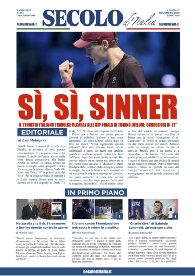 Lunedi 17 novembre 2025