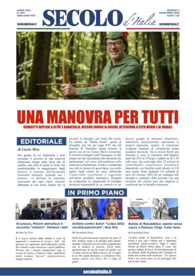 Venerdi 7 novembre 2025