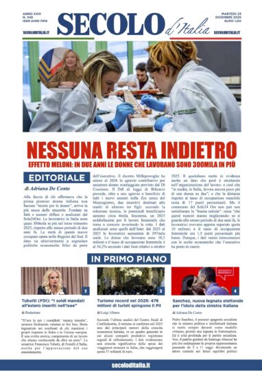 Martedi 23 dicembre 2025