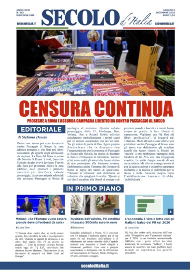 Sabato 6 dicembre 2025