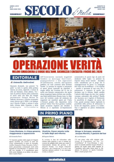 Sabato 10 gennaio 2025