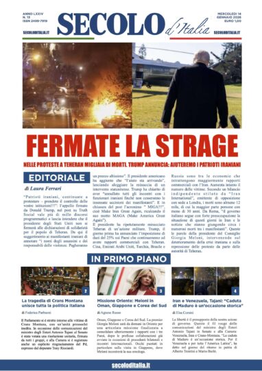 Mercoledi 14 gennaio 2026