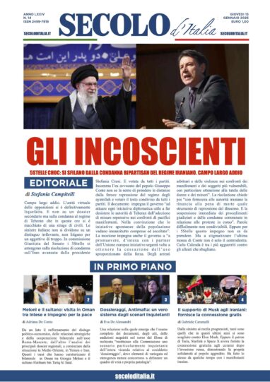 Giovedi 15 gennaio 2026