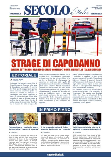 Venerdi 2 gennaio 2026