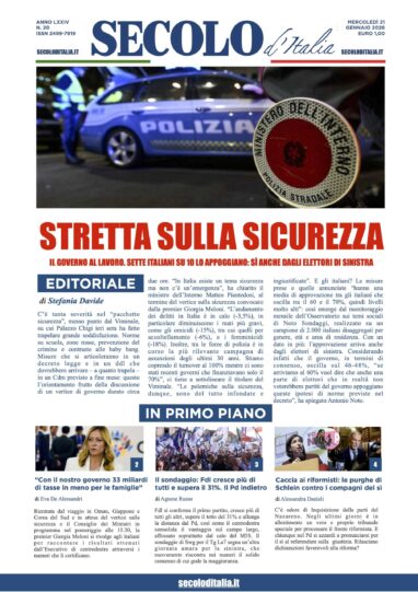 Mercoledì 21 gennaio 2026