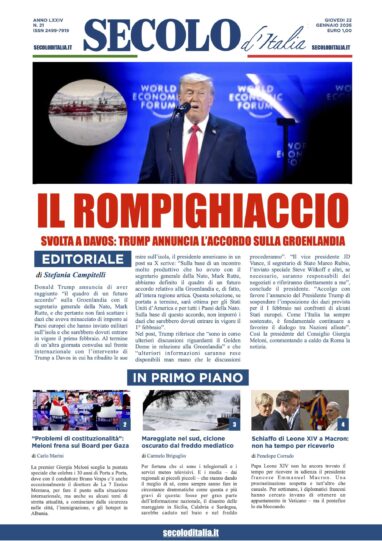 Giovedì 22 gennaio 2026