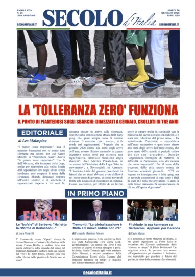 Lunedì 26 gennaio 2026