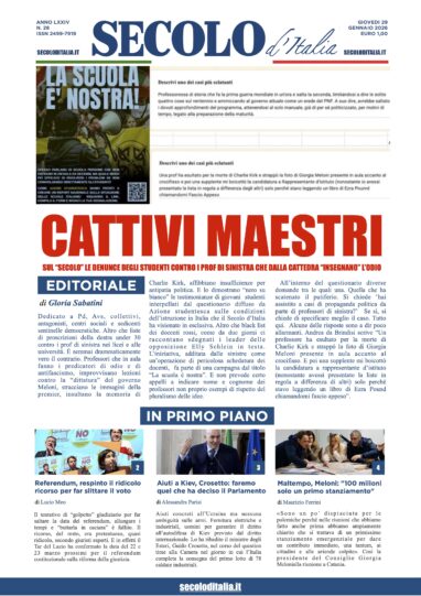 Giovedì 29 gennaio 2026