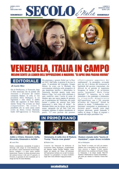 Lunedi 5 gennaio 2026