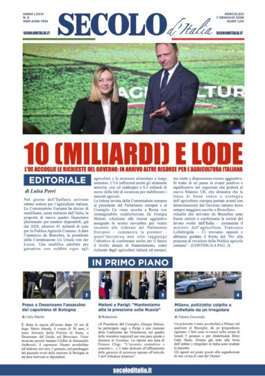 Mercoledi 7 gennaio 2026